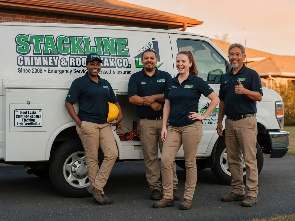 Chimney flashing repair company in Clarendon, TX